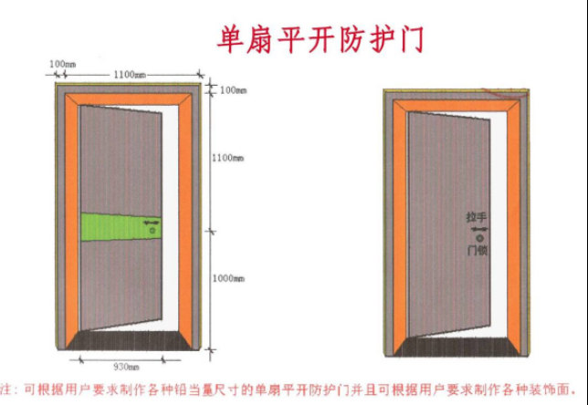 凉山2mmpb防护铅门